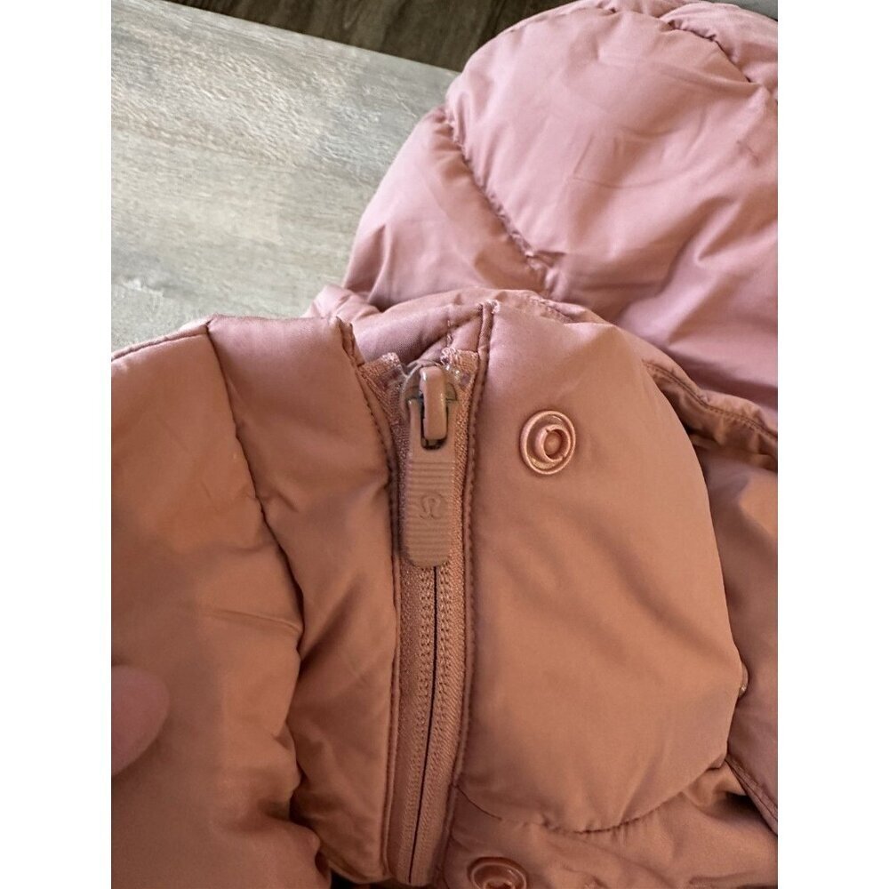 Lululemon Wunder Puff Cropped Jacket in Pink Clay Size 4 - Picture 9 of 14